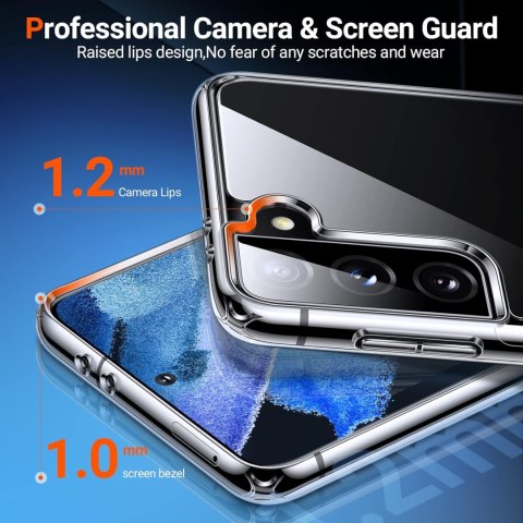 ETUI SAMSUNG GALAXY S22 SILIKONOWE BEZBARWNE WZMOCNIONE SM-S901 ETUI SAMSUNG GALAXY S22 SILIKONOWE BEZBARWNE WZMOCNIONE SM-S901