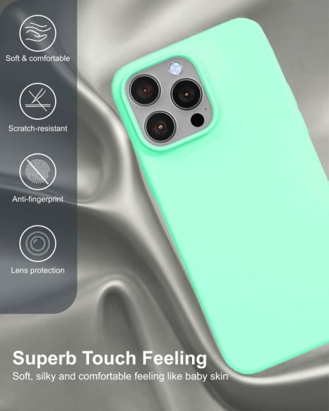 ETUI SILIKONOWE APPLE IPHONE 14 PRO MAX ZIELONE A2894 A2651 A2893 ETUI SILIKONOWE APPLE IPHONE 14 PRO MAX ZIELONE A2894 A2651 A2893