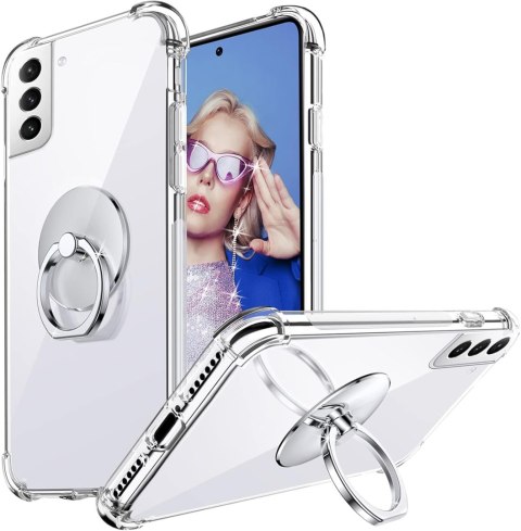 ETUI SILIKONOWE BEZBARWNE SAMSUNG GALAXY S21 FE Z METALOWĄ PODPÓRKĄ SM-G990 ETUI SILIKONOWE BEZBARWNE SAMSUNG GALAXY S21 FE Z METALOWĄ PODPÓRKĄ SM-G990