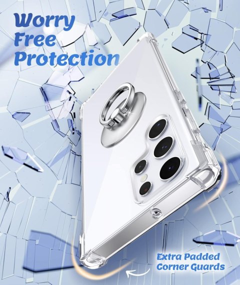 ETUI SILIKONOWE BEZBARWNE SAMSUNG GALAXY S22 ULTRA Z METALOWĄ PODPÓRKĄ ETUI SILIKONOWE BEZBARWNE SAMSUNG GALAXY S22 ULTRA Z METALOWĄ PODPÓRKĄ