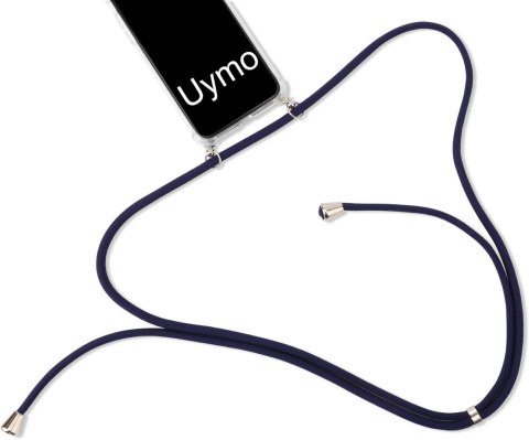 ETUI SILIKONOWE Z ŁAŃCUSZKIEM APPLE IPHONE 13 BEZBARWNY A2482 A2631 A2633