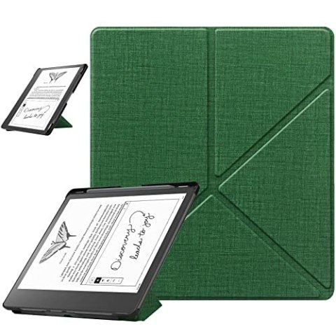 FUTERAŁ ETUI KINDLE SCRIBE 10.2" CIEMNO ZIELONY MATERIAŁOWY Z PODSTAWKĄ FUTERAŁ ETUI KINDLE SCRIBE 10.2" CIEMNO ZIELONY MATERIAŁOWY Z PODSTAWKĄ