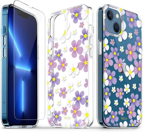 ZESTAW ETUI +SZKŁO HARTOWANE APPLE IPHONE 13 PRO KWIATKI A2482 ZESTAW ETUI +SZKŁO HARTOWANE APPLE IPHONE 13 PRO KWIATKI A2482