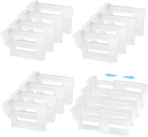 16x SEPARATOR DO DRZWI BOCZNYCH LODÓWKI ORGANIZER PRZESTRZENI REGULOWANY 16x SEPARATOR DO DRZWI BOCZNYCH LODÓWKI ORGANIZER PRZESTRZENI REGULOWANY