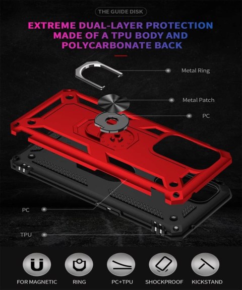 CZERWONE ETUI ONEPLUS 9 PRO PANCERCE UCHWYT PODSTAWKA LE2123 LE2120 LE2125 CZERWONE ETUI ONEPLUS 9 PRO PANCERCE UCHWYT PODSTAWKA LE2123 LE2120 LE2125