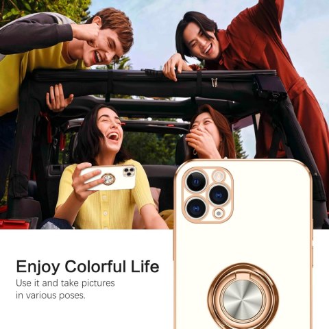 ETUI APPLE IPHONE 11 PRO MAX BIAŁY ZŁOTY SILIKONOWY +SMYCZ RING A2161 ETUI APPLE IPHONE 11 PRO MAX BIAŁY ZŁOTY SILIKONOWY +SMYCZ RING A2161