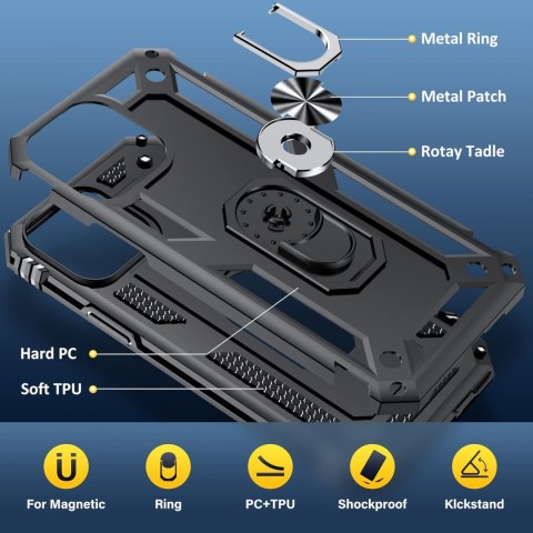 ETUI APPLE IPHONE 13 PRO MAX SILIKONOWY CZARNY Z PODSTAWKĄ A2484 A2641 ETUI APPLE IPHONE 13 PRO MAX SILIKONOWY CZARNY Z PODSTAWKĄ A2484 A2641