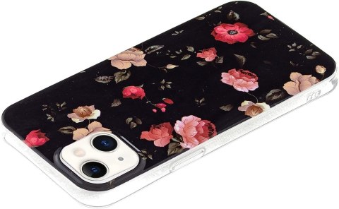 ETUI APPLE IPHONE 13 SILIKONOWY W KWIATY ŚWIECĄCE W CIEMNOŚCI A2482 A2631 ETUI APPLE IPHONE 13 SILIKONOWY W KWIATY ŚWIECĄCE W CIEMNOŚCI A2482 A2631