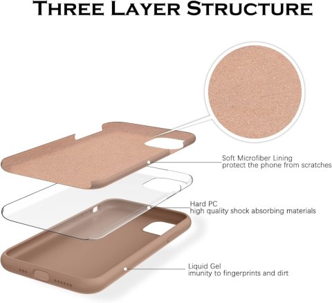 ETUI CASE APPLE IPHONE 11 PRO SILIKONOWE BRĄZOWE MOCNE A2160 ETUI CASE APPLE IPHONE 11 PRO SILIKONOWE BRĄZOWE MOCNE A2160