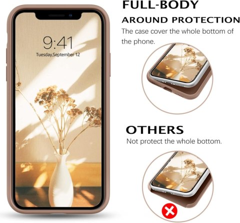 ETUI CASE APPLE IPHONE 11 PRO SILIKONOWE BRĄZOWE MOCNE A2160 ETUI CASE APPLE IPHONE 11 PRO SILIKONOWE BRĄZOWE MOCNE A2160