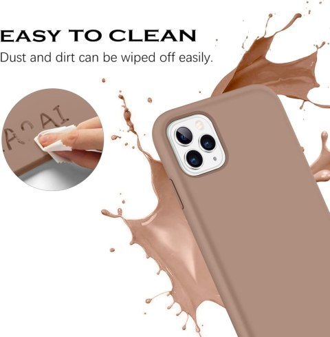 ETUI CASE APPLE IPHONE 11 PRO SILIKONOWE BRĄZOWE MOCNE A2160 ETUI CASE APPLE IPHONE 11 PRO SILIKONOWE BRĄZOWE MOCNE A2160