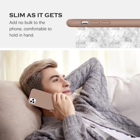 ETUI CASE APPLE IPHONE 11 PRO SILIKONOWE BRĄZOWE MOCNE A2160 ETUI CASE APPLE IPHONE 11 PRO SILIKONOWE BRĄZOWE MOCNE A2160