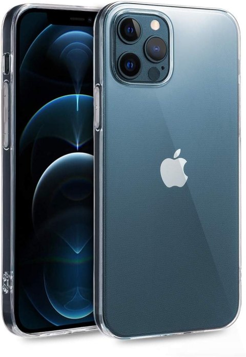 ETUI CASE APPLE IPHONE 12/12 PRO 6.1' TRANSPARENTNY SILIKONOWY A2172 A2341 ETUI CASE APPLE IPHONE 12/12 PRO 6.1' TRANSPARENTNY SILIKONOWY A2172 A2341