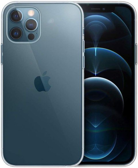 ETUI CASE APPLE IPHONE 12/12 PRO 6.1' TRANSPARENTNY SILIKONOWY A2172 A2341 ETUI CASE APPLE IPHONE 12/12 PRO 6.1' TRANSPARENTNY SILIKONOWY A2172 A2341