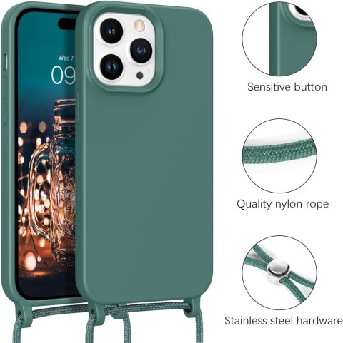 ETUI CASE APPLE IPHONE 14 PRO MAX ZIELONY SILIKONOWY A2894 A2651 A2893 ETUI CASE APPLE IPHONE 14 PRO MAX ZIELONY SILIKONOWY A2894 A2651 A2893