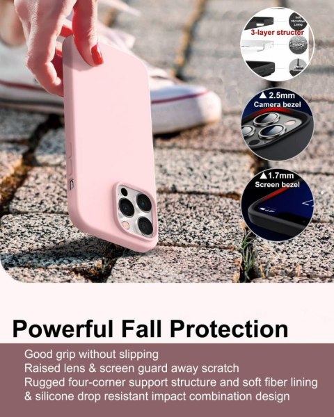 ETUI CASE APPLE IPHONE 14 PRO RÓŻOWE SILIKONOWE ETUI CASE APPLE IPHONE 14 PRO RÓŻOWE SILIKONOWE