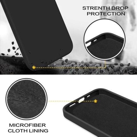 ETUI CASE APPLE IPHONE 14 SILIKONOWY CZARNY MOCNY A2882 A2649 A2881 ETUI CASE APPLE IPHONE 14 SILIKONOWY CZARNY MOCNY A2882 A2649 A2881