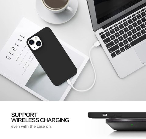 ETUI CASE APPLE IPHONE 14 SILIKONOWY CZARNY MOCNY A2882 A2649 A2881 ETUI CASE APPLE IPHONE 14 SILIKONOWY CZARNY MOCNY A2882 A2649 A2881