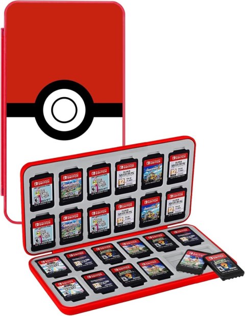 ETUI CASE ORGANIZER KARTY NINTENDO SWITCH OLED MICRO SD POKEBALL ETUI CASE ORGANIZER KARTY NINTENDO SWITCH OLED MICRO SD POKEBALL