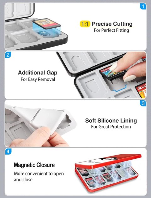 ETUI CASE ORGANIZER KARTY NINTENDO SWITCH OLED MICRO SD POKEBALL ETUI CASE ORGANIZER KARTY NINTENDO SWITCH OLED MICRO SD POKEBALL
