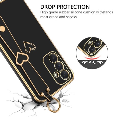 ETUI CASE SAMSUNG GALAXY A34 CZARNY ZŁOTA RAMKA +UCHWYT I SMYCZ ETUI CASE SAMSUNG GALAXY A34 CZARNY ZŁOTA RAMKA +UCHWYT I SMYCZ