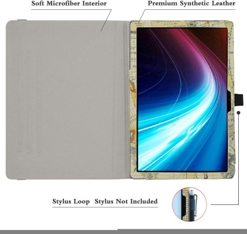 ETUI CASE TABLET TECLAST 6X PRO 12.6 CALA MAPA ŚWIATA ETUI CASE TABLET TECLAST 6X PRO 12.6 CALA MAPA ŚWIATA