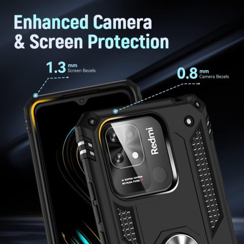 ETUI CZARNE XIAOMI REDMI 10C/POCO C40 MOCNE PODSTAWKA 220333QAG 220333QPG ETUI CZARNE XIAOMI REDMI 10C/POCO C40 MOCNE PODSTAWKA 220333QAG 220333QPG
