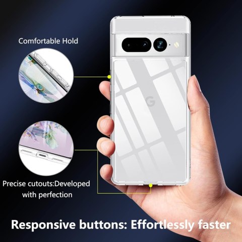 ETUI GOOGLE PIXEL 7 PRO SILIKONOWE PRZEZROCZYSTE MOCNE GE2AE GP4BC ETUI GOOGLE PIXEL 7 PRO SILIKONOWE PRZEZROCZYSTE MOCNE GE2AE GP4BC