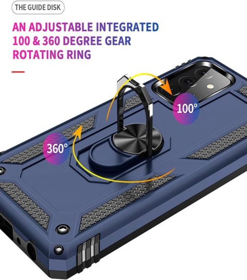 ETUI GRANATOWE SAMSUNG GALAXY A72 WZMOCNIONE +RING SM-A725F SM-A725M ETUI GRANATOWE SAMSUNG GALAXY A72 WZMOCNIONE +RING SM-A725F SM-A725M