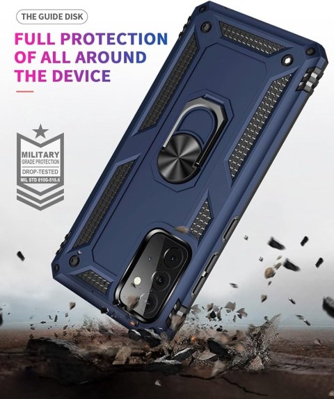 ETUI GRANATOWE SAMSUNG GALAXY A72 WZMOCNIONE +RING SM-A725F SM-A725M ETUI GRANATOWE SAMSUNG GALAXY A72 WZMOCNIONE +RING SM-A725F SM-A725M