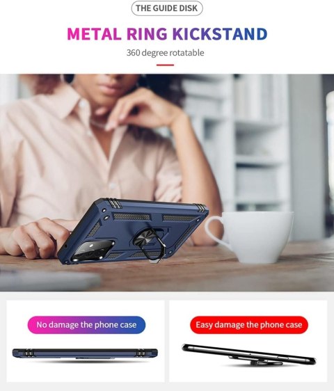 ETUI GRANATOWE SAMSUNG GALAXY A72 WZMOCNIONE +RING SM-A725F SM-A725M ETUI GRANATOWE SAMSUNG GALAXY A72 WZMOCNIONE +RING SM-A725F SM-A725M