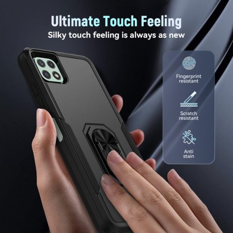 ETUI SAMSUNG GALAXY A22 5G CZARNY TWARDY Z PODSTAWKĄ SM-A226B SM-A226BRN ETUI SAMSUNG GALAXY A22 5G CZARNY TWARDY Z PODSTAWKĄ SM-A226B SM-A226BRN