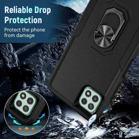 ETUI SAMSUNG GALAXY A22 5G CZARNY TWARDY Z PODSTAWKĄ SM-A226B SM-A226BRN ETUI SAMSUNG GALAXY A22 5G CZARNY TWARDY Z PODSTAWKĄ SM-A226B SM-A226BRN