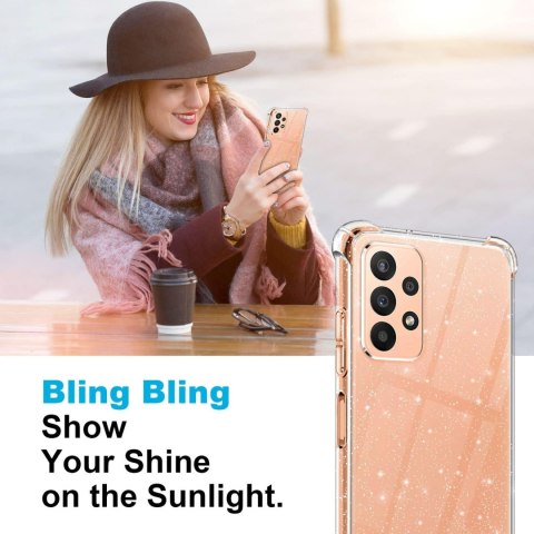 ETUI SILIKONOWE BROKATOWE SAMSUNG GALAXY A23 +2x SZKŁO HARTOWANE SM-A236 ETUI SILIKONOWE BROKATOWE SAMSUNG GALAXY A23 +2x SZKŁO HARTOWANE SM-A236