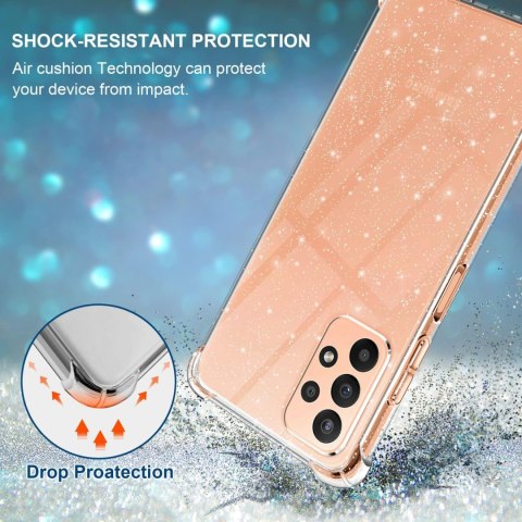 ETUI SILIKONOWE BROKATOWE SAMSUNG GALAXY A23 +2x SZKŁO HARTOWANE SM-A236 ETUI SILIKONOWE BROKATOWE SAMSUNG GALAXY A23 +2x SZKŁO HARTOWANE SM-A236