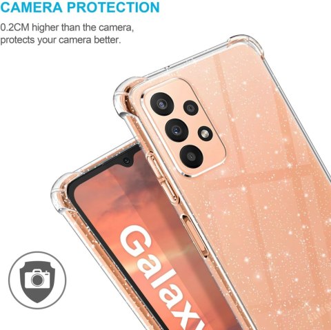 ETUI SILIKONOWE BROKATOWE SAMSUNG GALAXY A23 +2x SZKŁO HARTOWANE SM-A236 ETUI SILIKONOWE BROKATOWE SAMSUNG GALAXY A23 +2x SZKŁO HARTOWANE SM-A236
