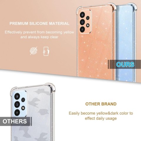 ETUI SILIKONOWE BROKATOWE SAMSUNG GALAXY A23 +2x SZKŁO HARTOWANE SM-A236 ETUI SILIKONOWE BROKATOWE SAMSUNG GALAXY A23 +2x SZKŁO HARTOWANE SM-A236