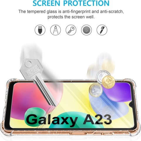 ETUI SILIKONOWE BROKATOWE SAMSUNG GALAXY A23 +2x SZKŁO HARTOWANE SM-A236 ETUI SILIKONOWE BROKATOWE SAMSUNG GALAXY A23 +2x SZKŁO HARTOWANE SM-A236