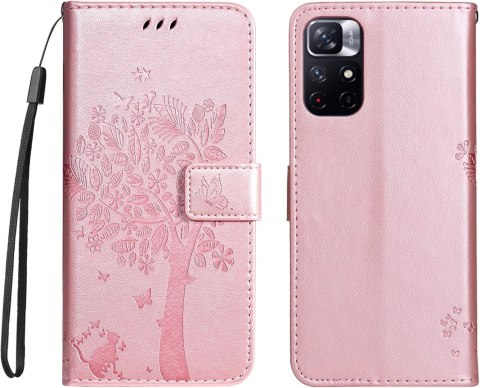 ETUI Z KLAPKĄ RÓŻOWE XIAOMI REDMI NOTE 11T 5G+2x SZKŁO HARTOWANE 21091116AI ETUI Z KLAPKĄ RÓŻOWE XIAOMI REDMI NOTE 11T 5G+2x SZKŁO HARTOWANE 21091116AI