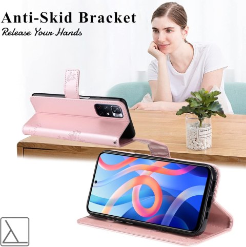 ETUI Z KLAPKĄ RÓŻOWE XIAOMI REDMI NOTE 11T 5G+2x SZKŁO HARTOWANE 21091116AI ETUI Z KLAPKĄ RÓŻOWE XIAOMI REDMI NOTE 11T 5G+2x SZKŁO HARTOWANE 21091116AI