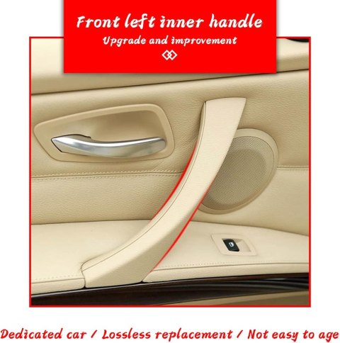 PANEL UCHWYTU DRZWI BOK BMW E90 E91 3-SERIA 04-12 LEWY PRZÓD BEŻOWY PANEL UCHWYTU DRZWI BOK BMW E90 E91 3-SERIA 04-12 LEWY PRZÓD BEŻOWY