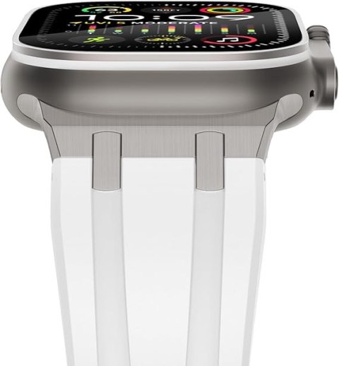 PASEK DO ZEGARKA APPLE WATCH 9/8/7/6/5/4/3/2/1 42/44/45/49mm BIAŁY SILIKON PASEK DO ZEGARKA APPLE WATCH 9/8/7/6/5/4/3/2/1 42/44/45/49mm BIAŁY SILIKON