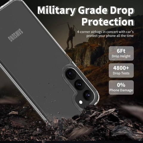 ZESTAW ETUI BEZBARWNE SAMSUNG GALAXY S23 +2x FOLIA OCHRONNA SM-S911B/S911N ZESTAW ETUI BEZBARWNE SAMSUNG GALAXY S23 +2x FOLIA OCHRONNA SM-S911B/S911N