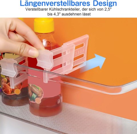 16x SEPARATOR DO DRZWI BOCZNYCH LODÓWKI ORGANIZER PRZESTRZENI REGULOWANY 16x SEPARATOR DO DRZWI BOCZNYCH LODÓWKI ORGANIZER PRZESTRZENI REGULOWANY