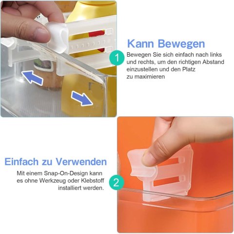 16x SEPARATOR DO DRZWI BOCZNYCH LODÓWKI ORGANIZER PRZESTRZENI REGULOWANY 16x SEPARATOR DO DRZWI BOCZNYCH LODÓWKI ORGANIZER PRZESTRZENI REGULOWANY