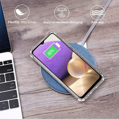 ETUI + 2x SZKŁO HARTOWANE SAMSUNG GALAXY A73 SILIKONOWE PRZEZROCZYSTE ETUI + 2x SZKŁO HARTOWANE SAMSUNG GALAXY A73 SILIKONOWE PRZEZROCZYSTE