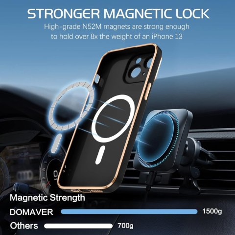 ETUI APPLE IPHONE 13 CZARNE ZŁOTE SILIKONOWE MAGSAFE ETUI APPLE IPHONE 13 CZARNE ZŁOTE SILIKONOWE MAGSAFE