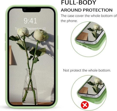ETUI APPLE IPHONE 13 PRO ZIELONE SILIKONOWE ETUI APPLE IPHONE 13 PRO ZIELONE SILIKONOWE
