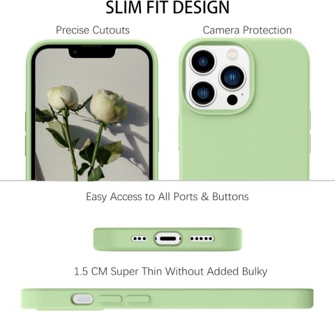 ETUI APPLE IPHONE 13 PRO ZIELONE SILIKONOWE ETUI APPLE IPHONE 13 PRO ZIELONE SILIKONOWE