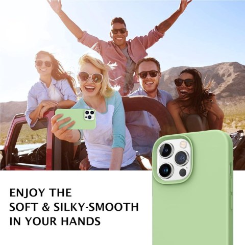 ETUI APPLE IPHONE 13 PRO ZIELONE SILIKONOWE ETUI APPLE IPHONE 13 PRO ZIELONE SILIKONOWE